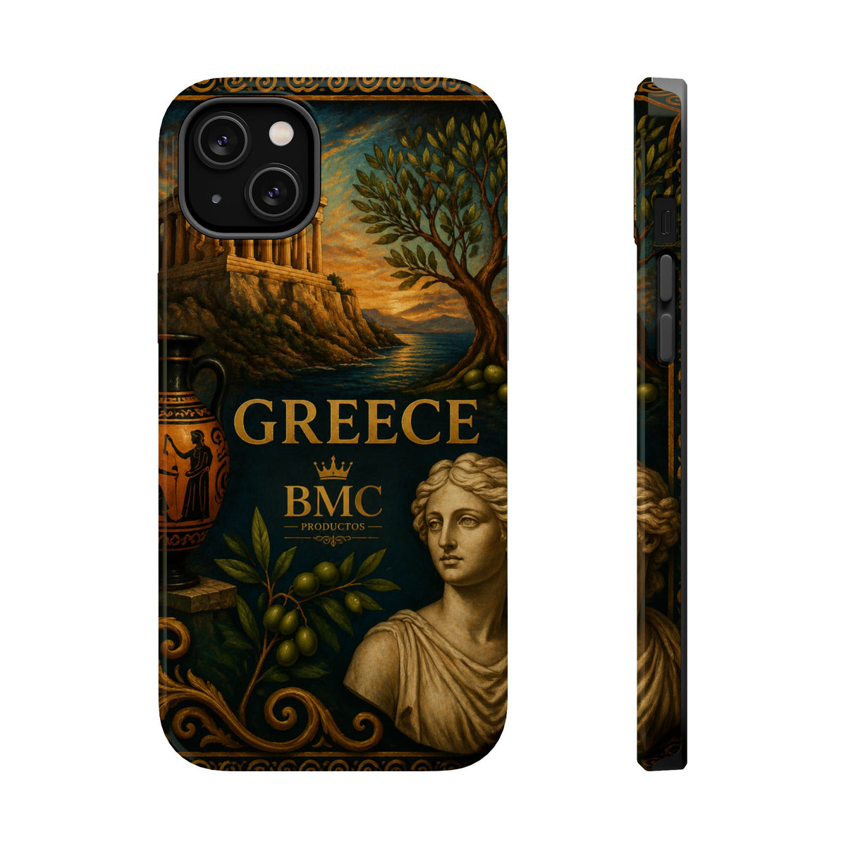 "Funda Magnética Reforzada Magnética Reforzada Grecia: Cuna de Dioses, Maravillas y Filosofía 🌊🏛️⚡"