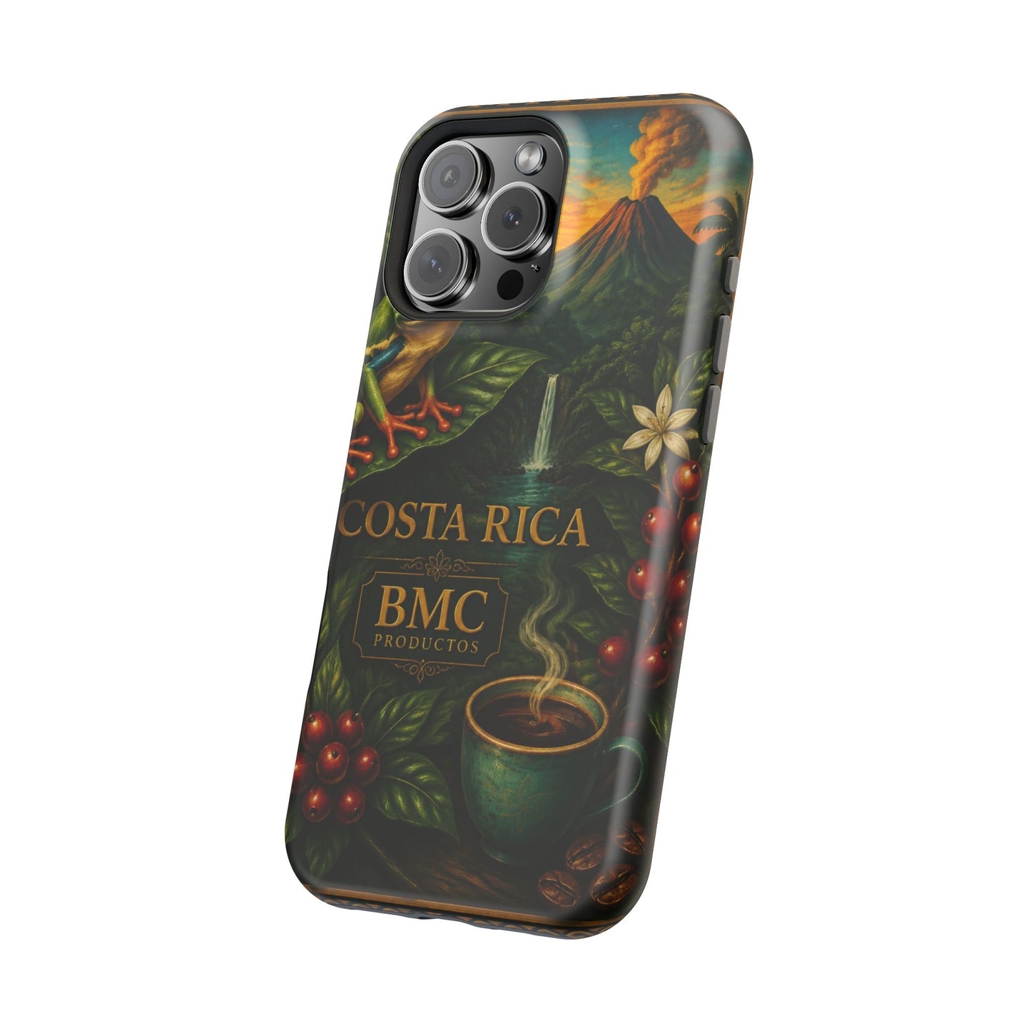 "Funda Magnética Reforzada Magnética Reforzada Costa Rica: Pura Vida entre Volcanes y Selvas 🌋🌴🦜"