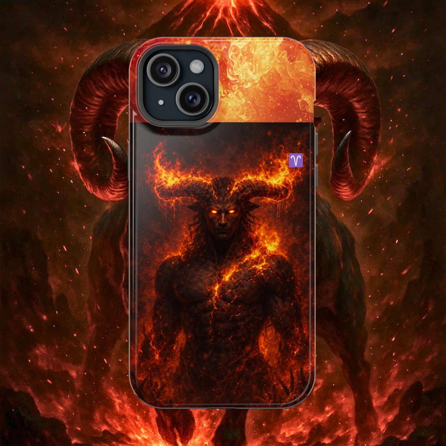 "Funda Magnética Reforzada ♈ Aries — Espíritu de fuego"
