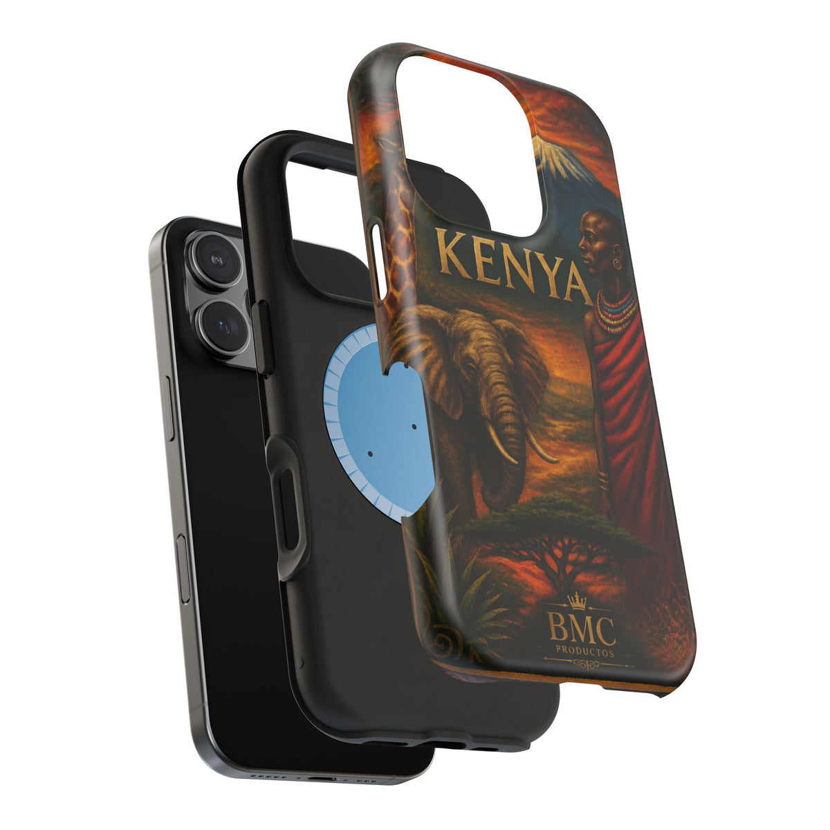 "Reinforced Magnetic Case Kenya: Wild Adventure and Land of Infinite Horizons 🦁🌄🏕️"