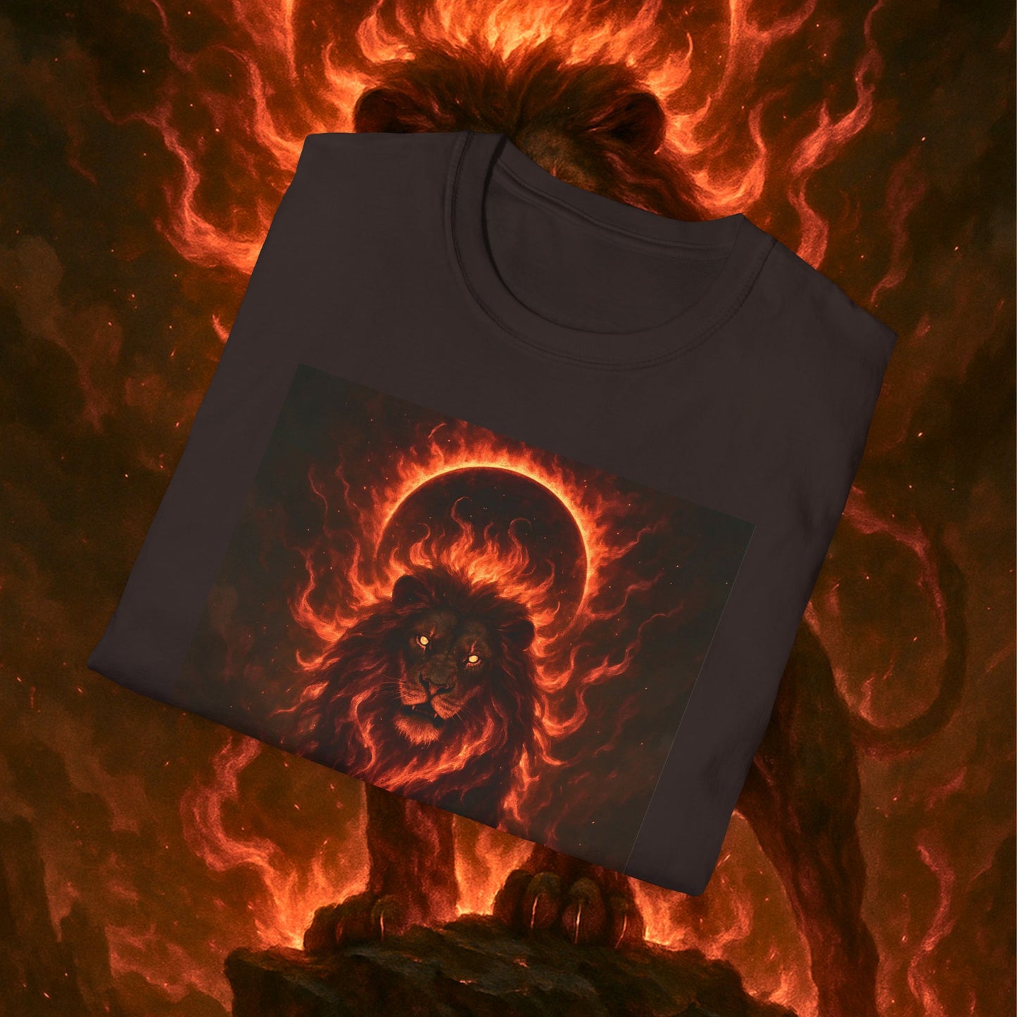 "Camiseta ♌ Leo — Soberano del fuego eterno"