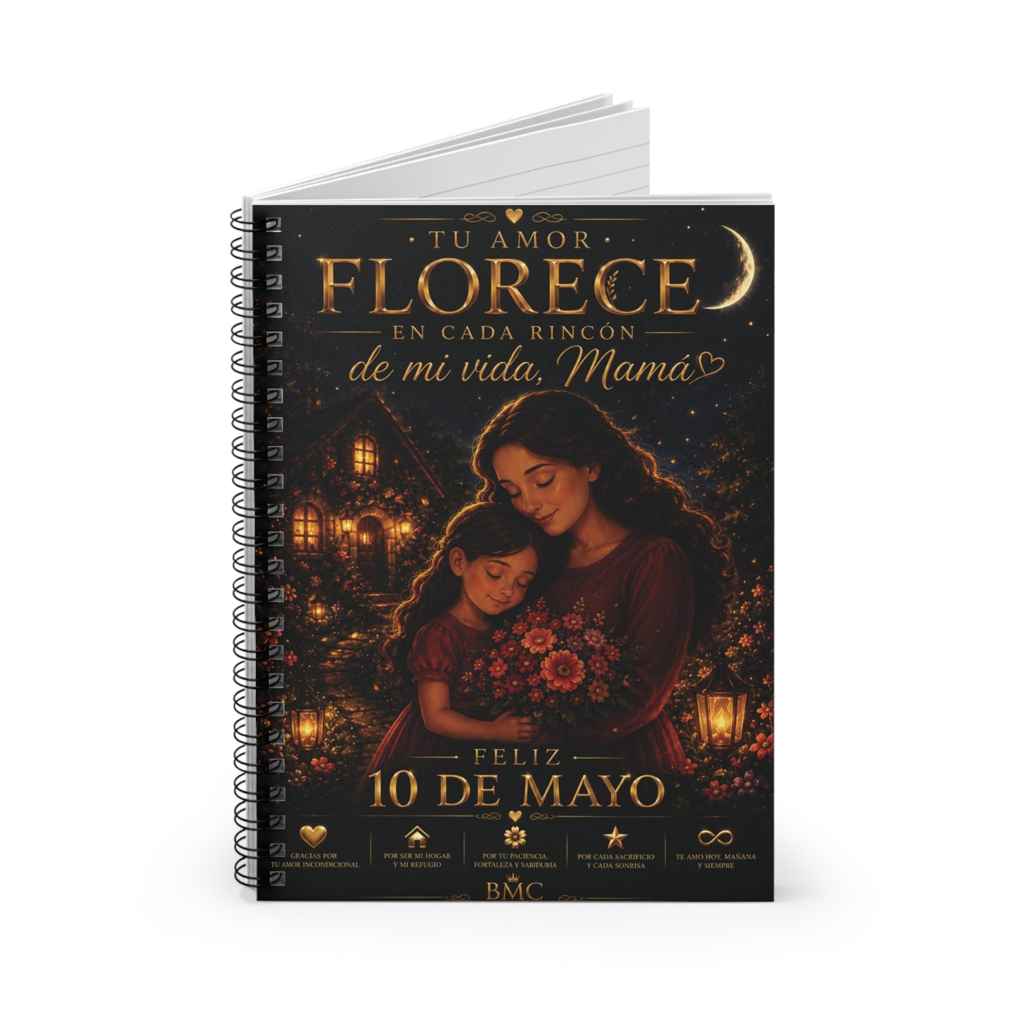 🌸 "Tu amor florece en cada rincón" –Libreta  Edición Especial 10 de Mayo