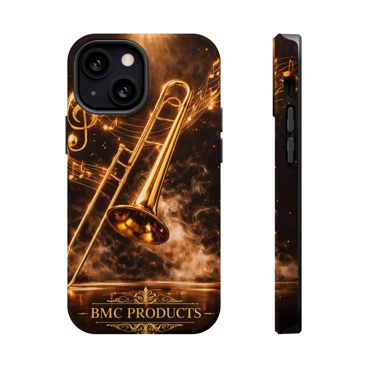 "Funda Magnética Reforzada Magnética Reforzada Trombón 🎷🔥No todos los fuegos hacen ruido… algunos tocan el alma.” 🔥🎷