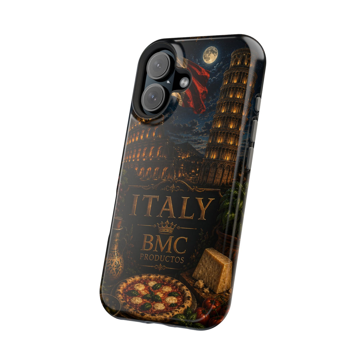 "Funda Magnética Reforzada Magnética Reforzada Italia: Arte, Pasión y Sabores Eternos 🎨🍝🏛️"