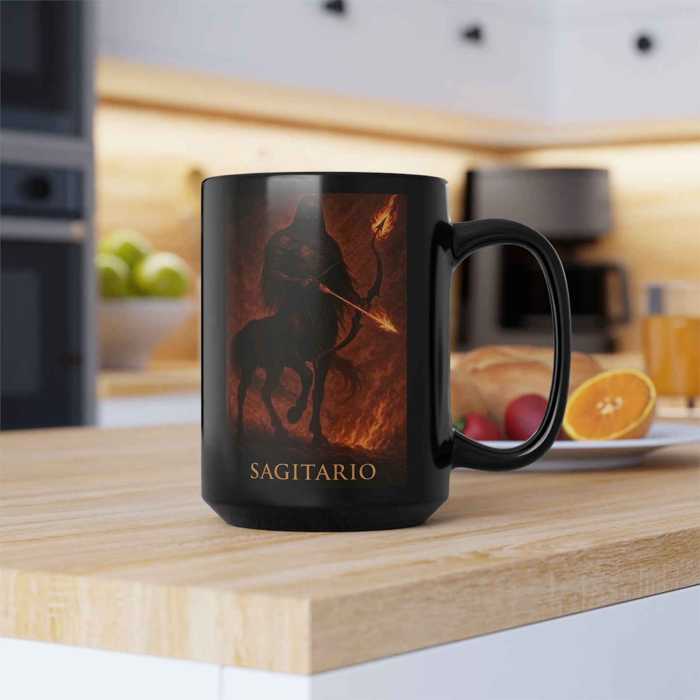 "Taza Sagitario – El Cazador del Horizonte"