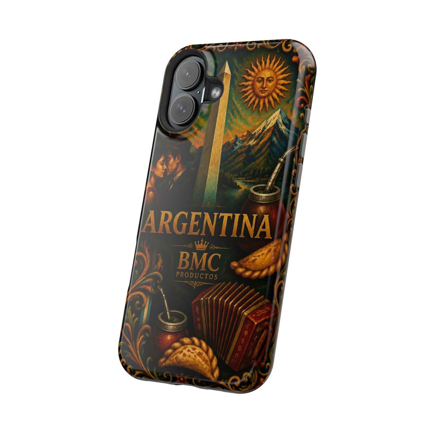 "Funda Magnética Reforzada Argentina: Pasión, Tradición y Tierra de Sueños🔥🏞️"