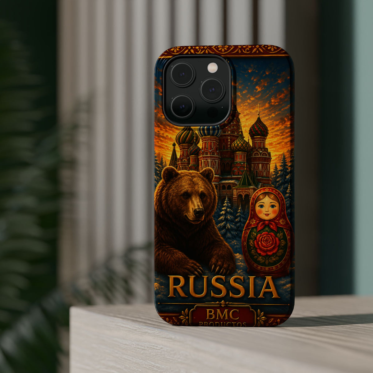 "Reinforced Magnetic Case Russia❄️ – Land of history, mystery, and grandeur"
