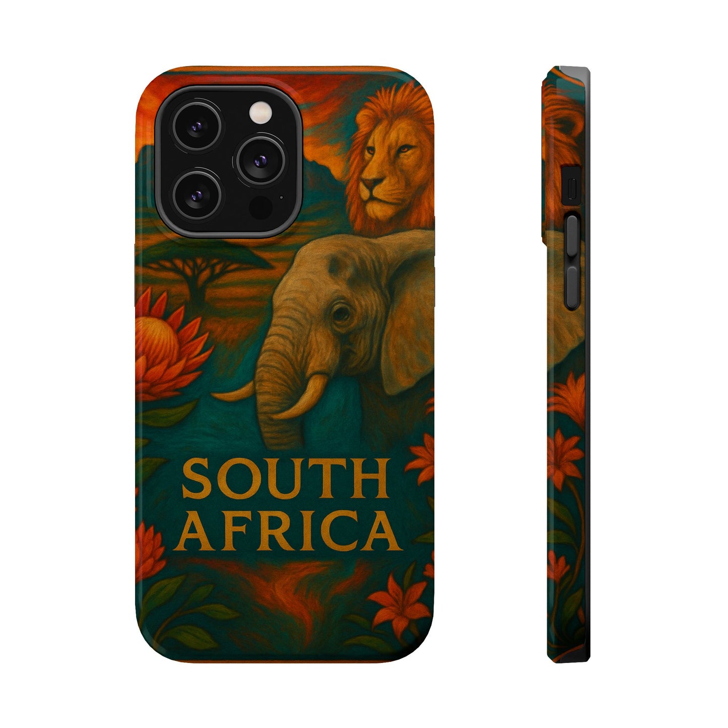 "Funda Magnética Reforzada Magnética Reforzada Sudáfrica 🌍 – Un mundo de aventuras y diversidad"