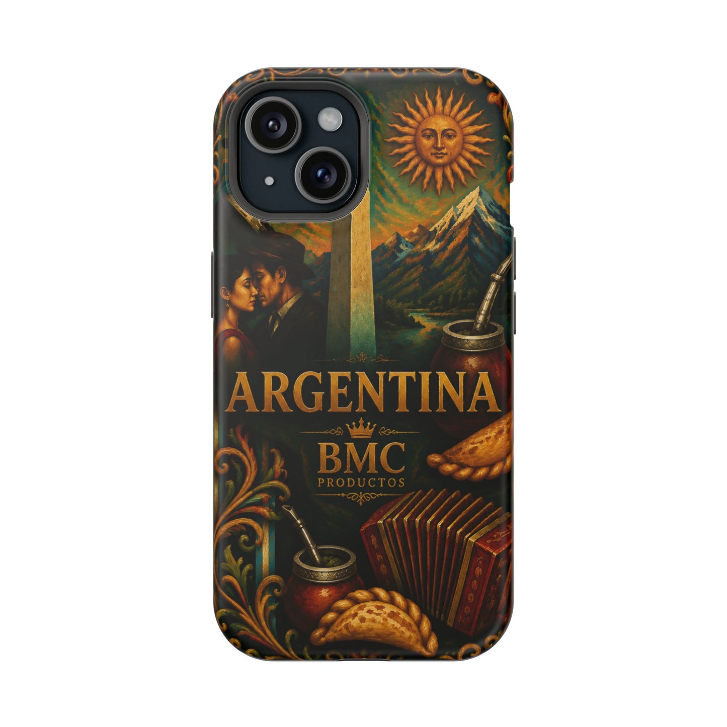 "Funda Magnética Reforzada Argentina: Pasión, Tradición y Tierra de Sueños🔥🏞️"