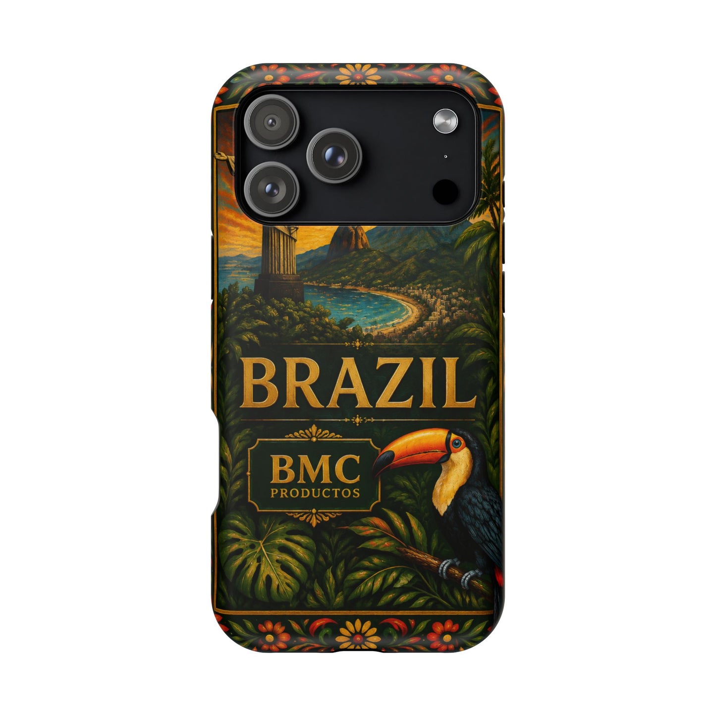 "Funda Magnética Reforzada Magnética Reforzada Brasil: Ritmo, Naturaleza y Alegría Infinita 🎶🌴🏖️"