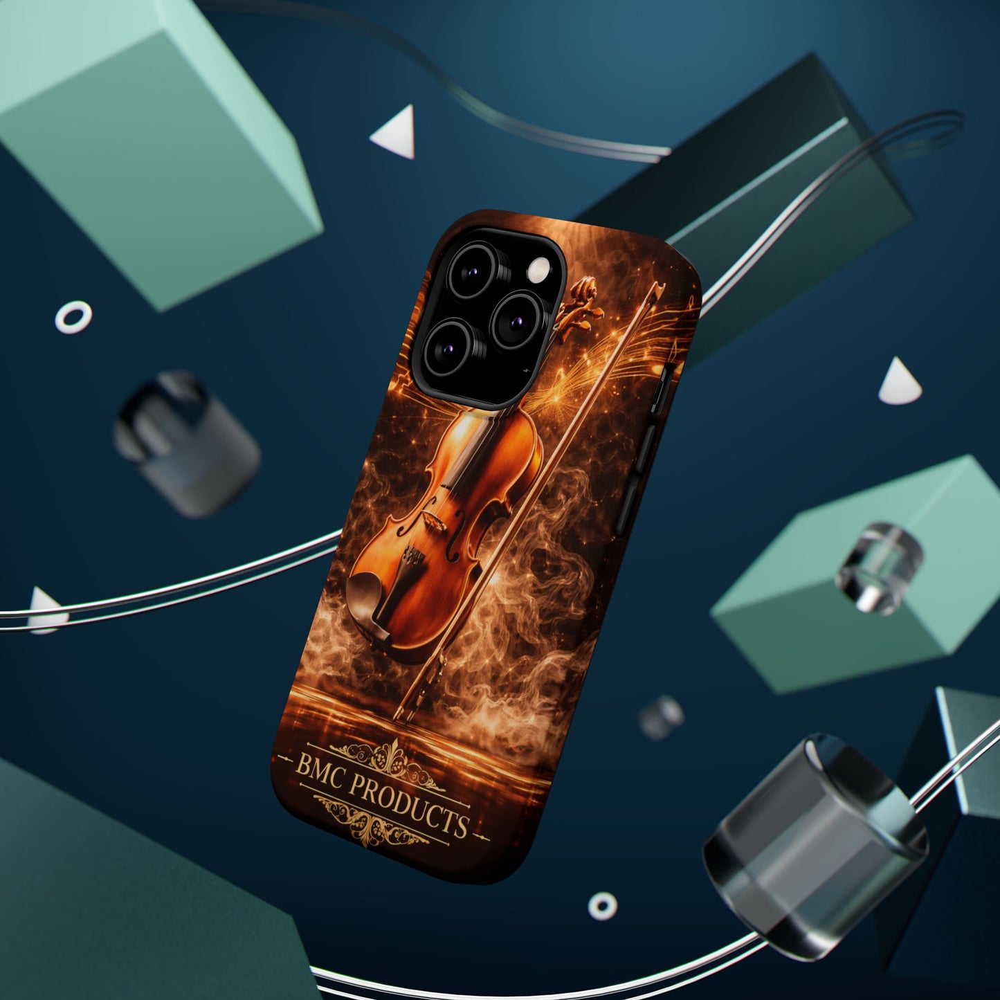 "Funda Magnética Reforzada Magnética Reforzada violin 🎻🔥 “Toca con el alma. Quema con cada nota.” 🔥🎻
