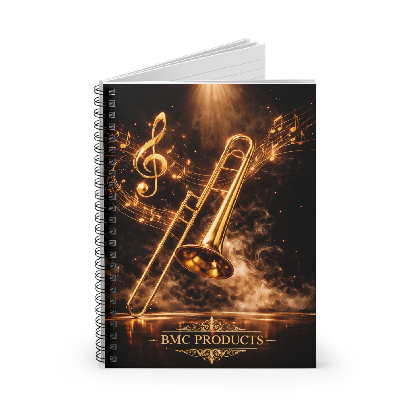"libreta Trombón 🎷🔥No todos los fuegos hacen ruido… algunos tocan el alma.” 🔥🎷