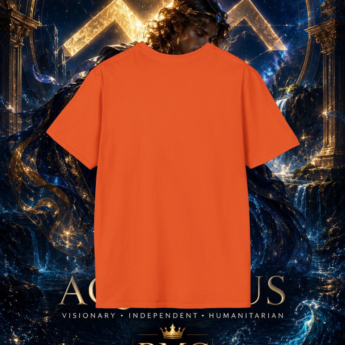 "Camiseta ♒ ACUARIO – El Visionario del Cielo y el Agua"