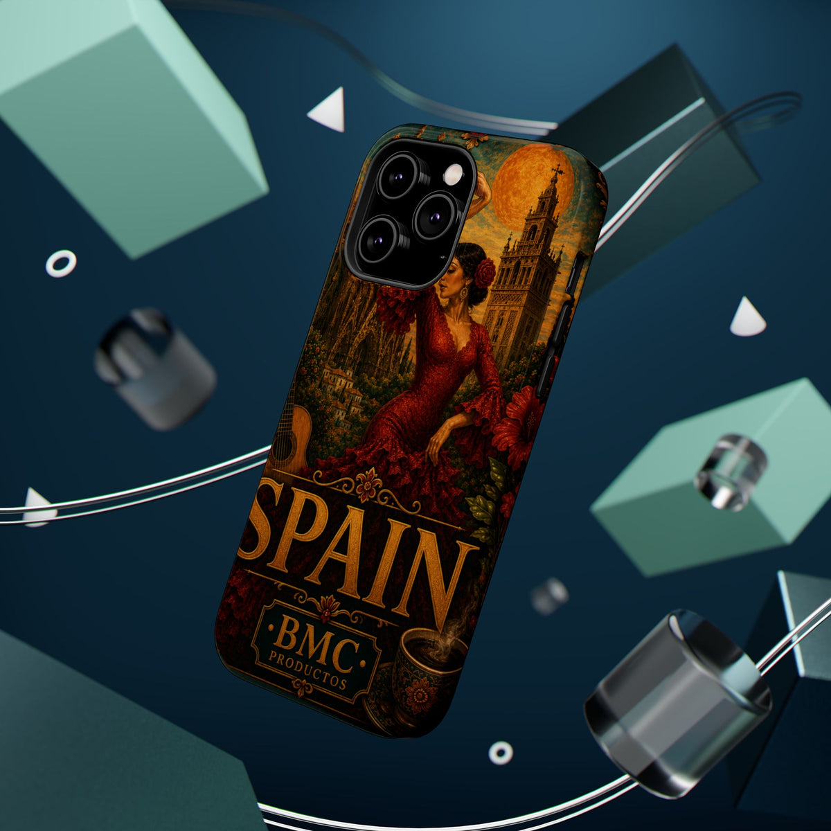 "Reinforced Magnetic Case Spain: Passion, Art, and Flavors That Make You Fall in Love 🎨💃🍷" 