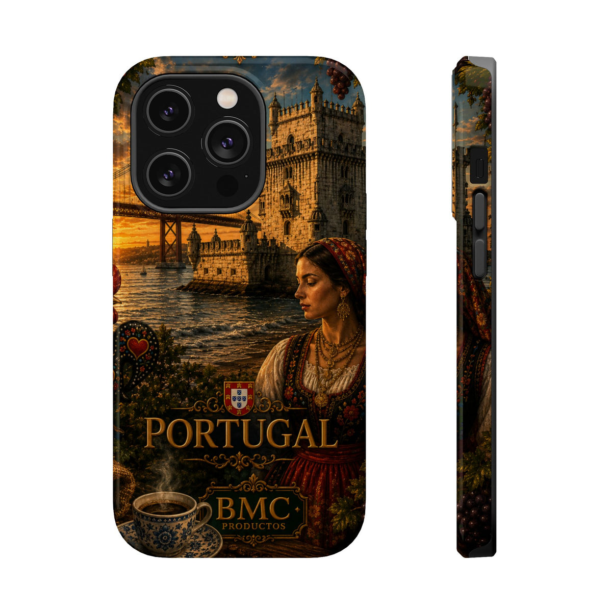 "Reinforced Magnetic Case Portugal: Atlantic Charm, Fados and Azulejos 🌊🎶🧿"