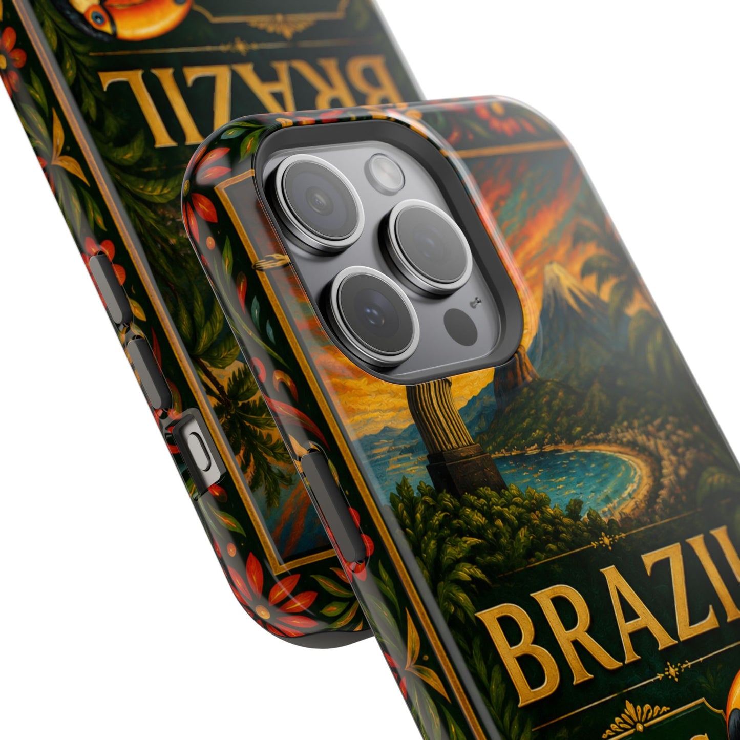 "Funda Magnética Reforzada Magnética Reforzada Brasil: Ritmo, Naturaleza y Alegría Infinita 🎶🌴🏖️"