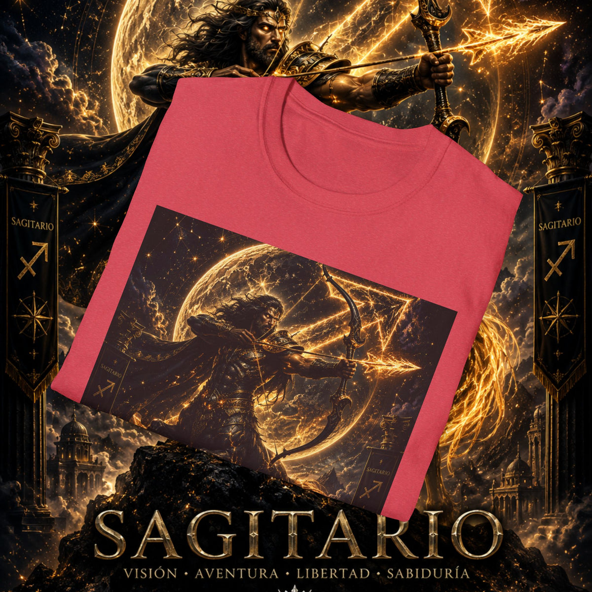 "Camiseta Sagitario – El Cazador del Horizonte"
