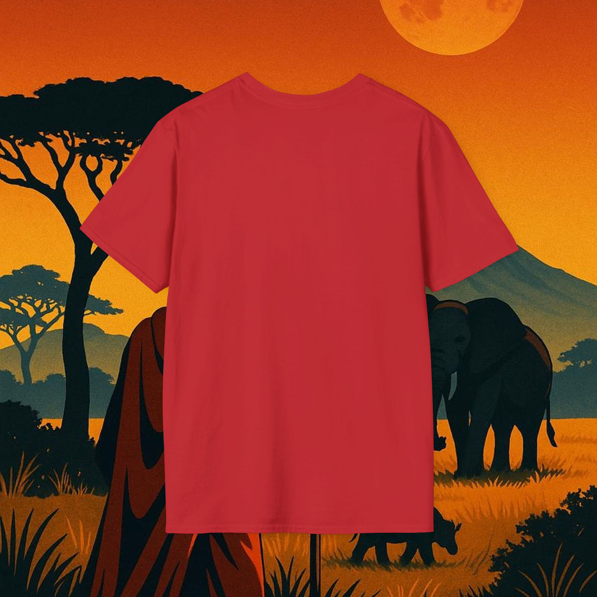 "Camiseta Kenia: Aventura Salvaje y Tierra de Horizontes Infinitos 🦁🌄🏕️"