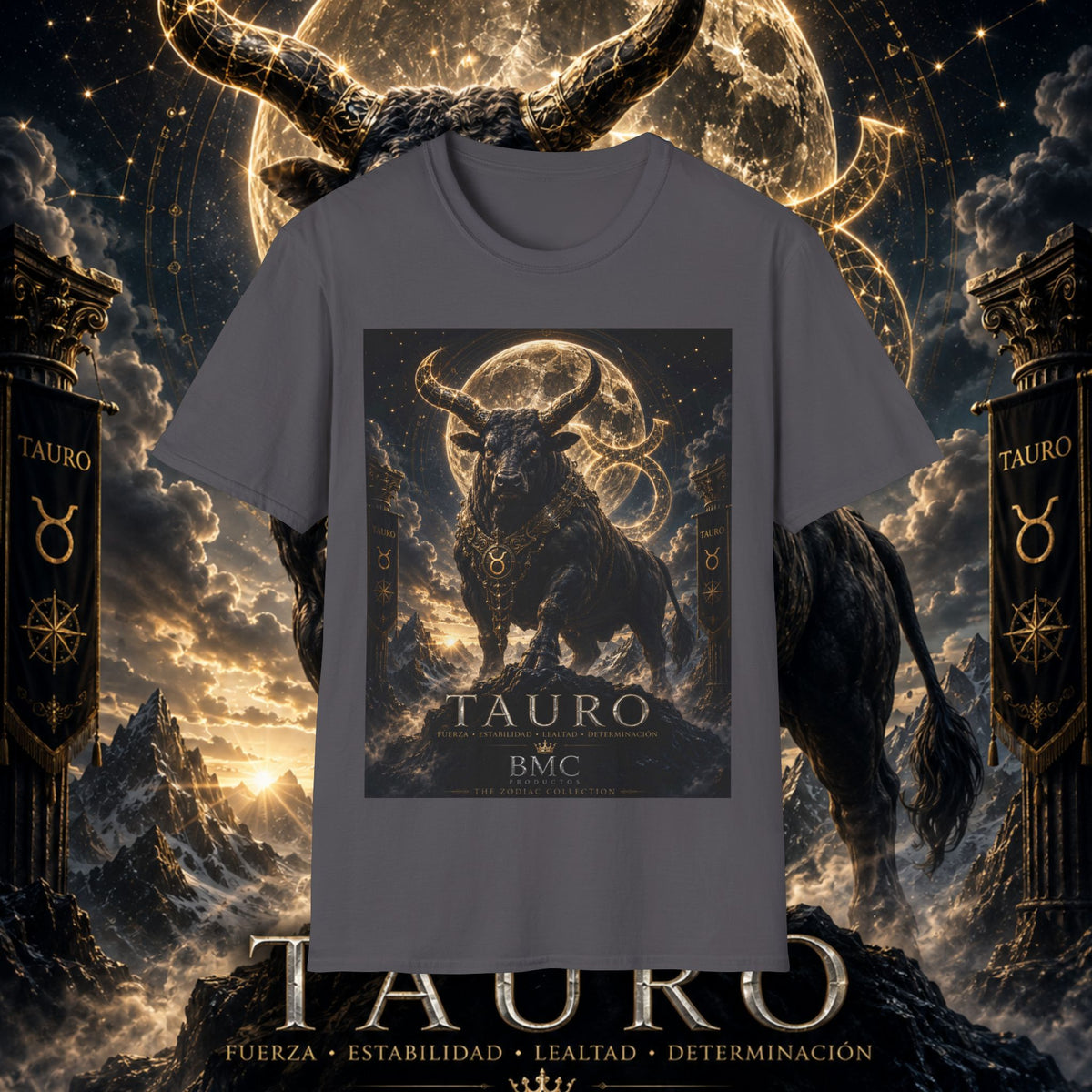 "Camiseta ♉ Tauro — Fuerza silenciosa de la tierra"