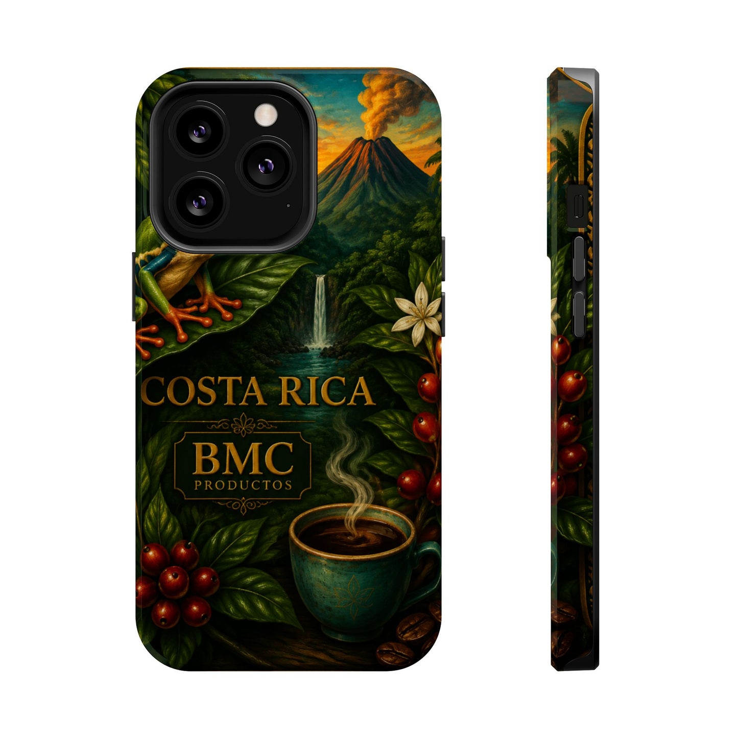 "Funda Magnética Reforzada Magnética Reforzada Costa Rica: Pura Vida entre Volcanes y Selvas 🌋🌴🦜"