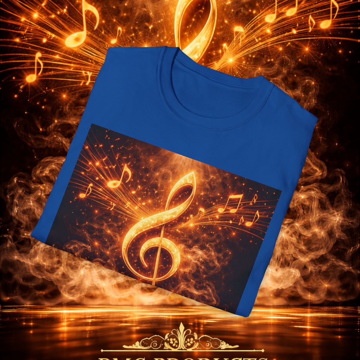 "Camiseta clave de sol 🎼🔥 “Donde nace una nota… nace una llama.” 🔥🎼