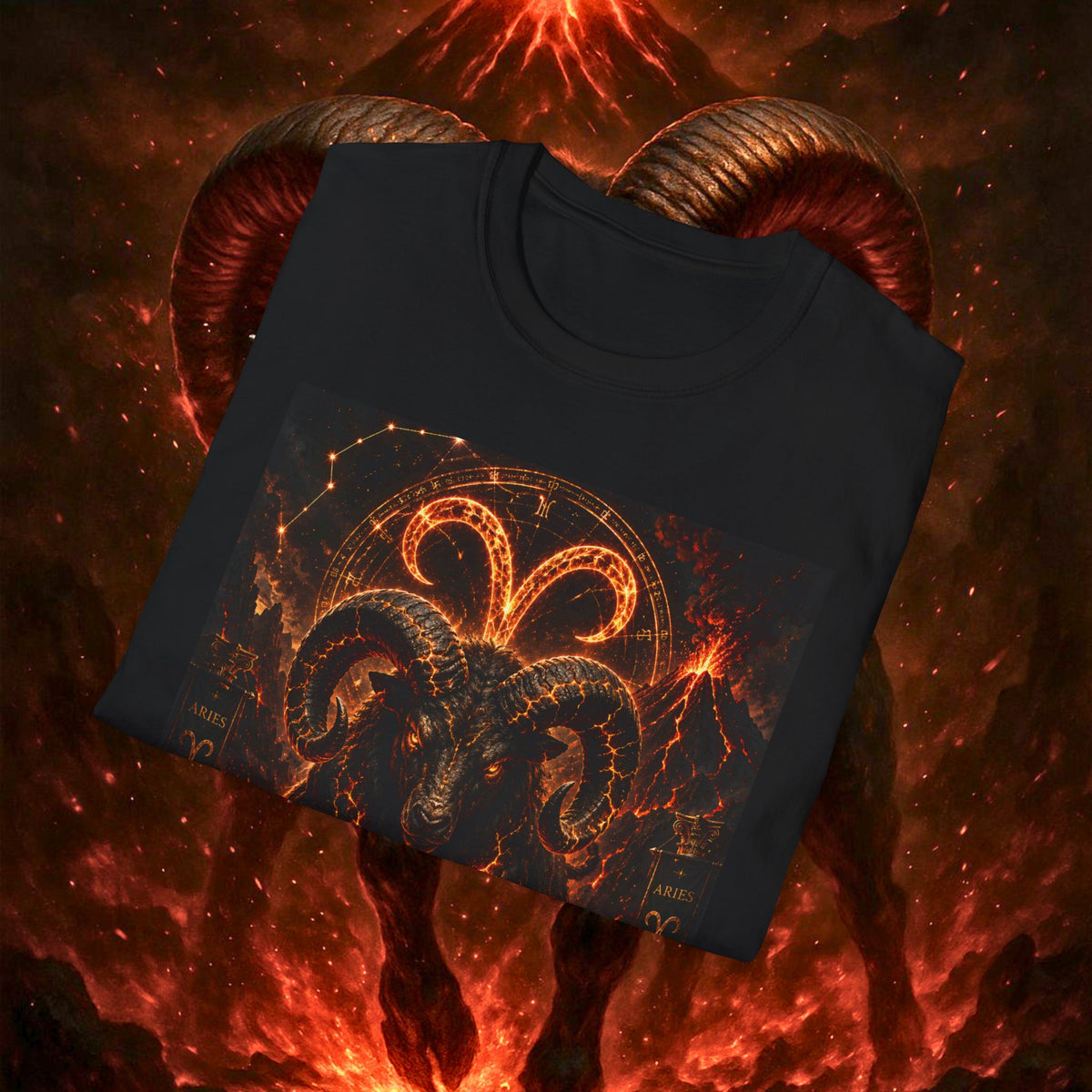 "Camiseta ♈ Aries — Espíritu de fuego"