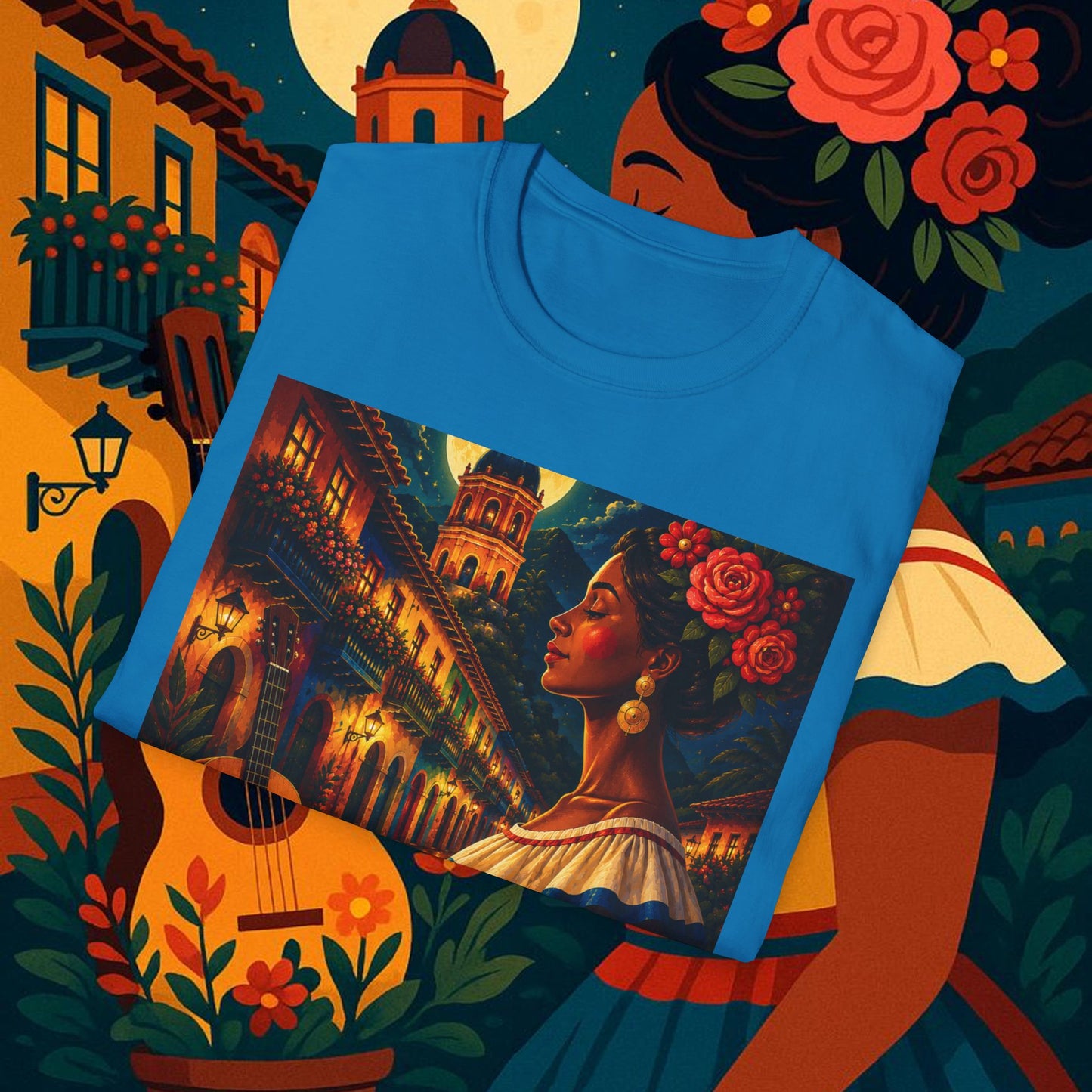 "Camiseta Colombia: Magia de Colores, Café y Tradición ☕🎨🌄"