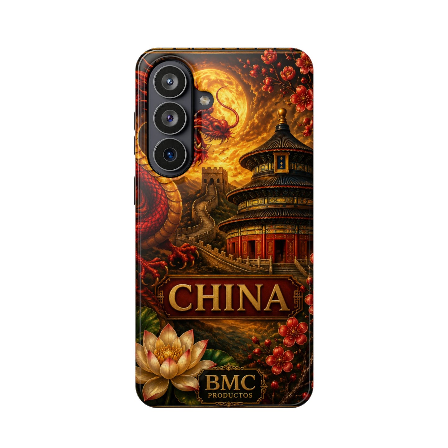 "Funda Magnética Reforzada Magnética Reforzada China – Dragones, murallas y leyendas eternas"