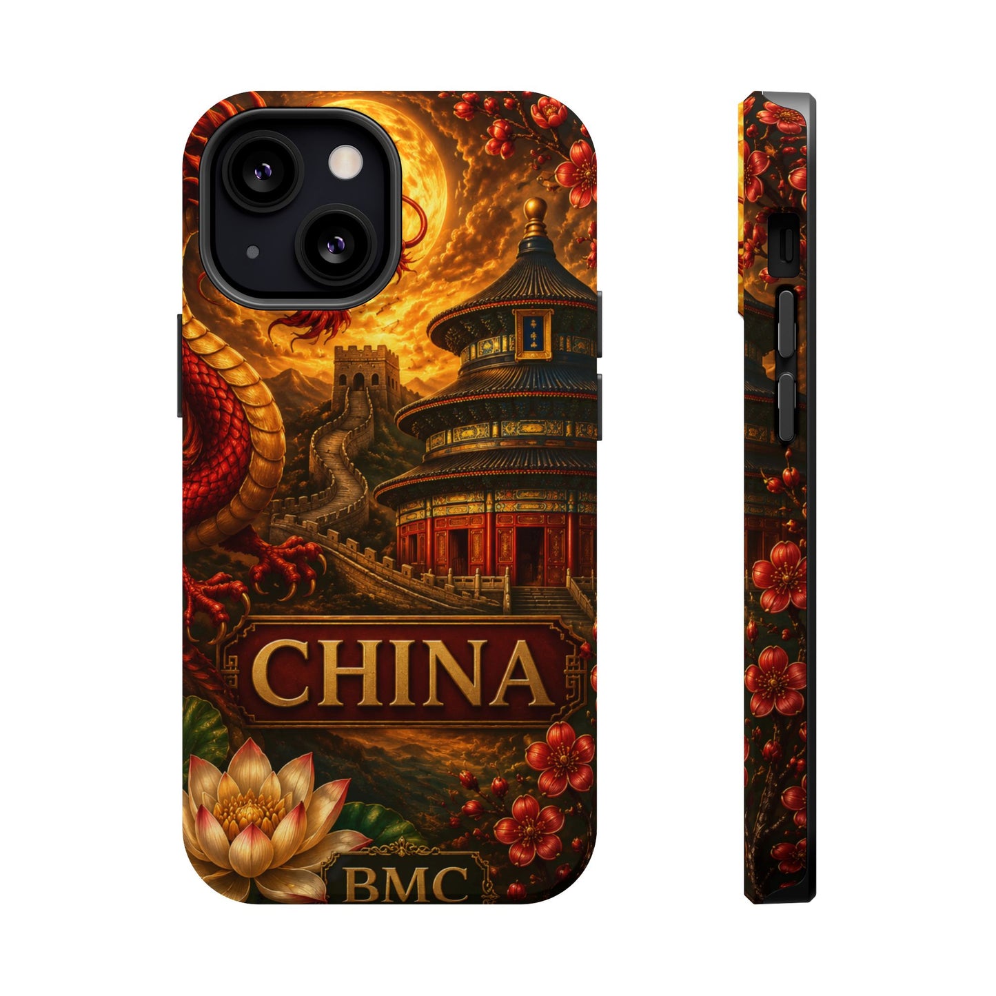 "Funda Magnética Reforzada Magnética Reforzada China – Dragones, murallas y leyendas eternas"