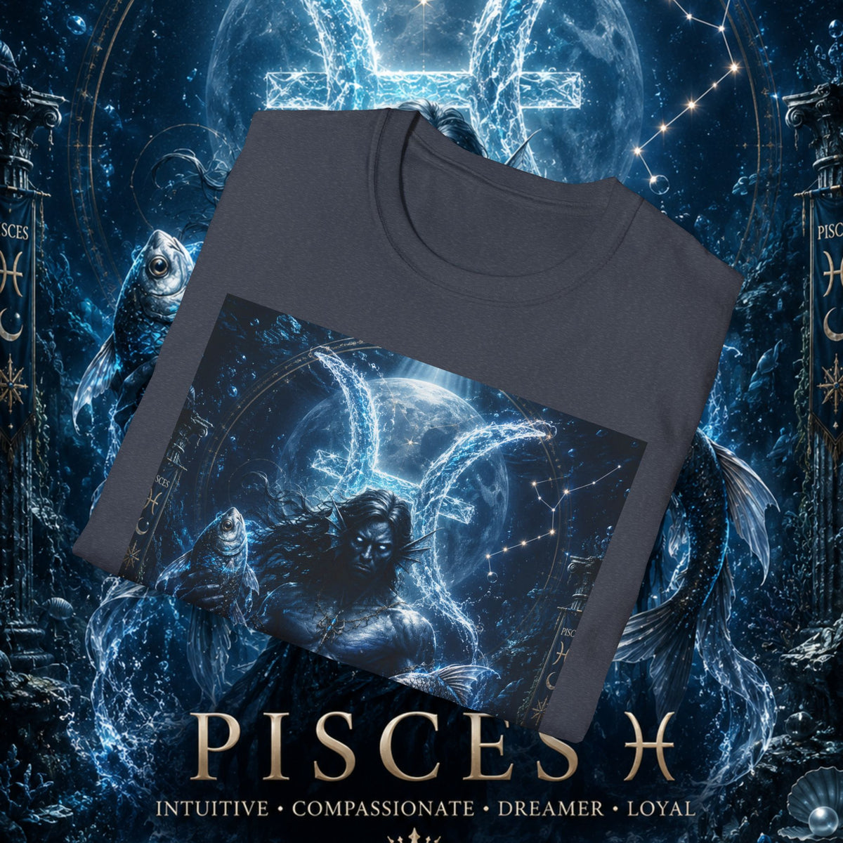 "Camiseta Piscis — El Guardián de las Profundidades"
