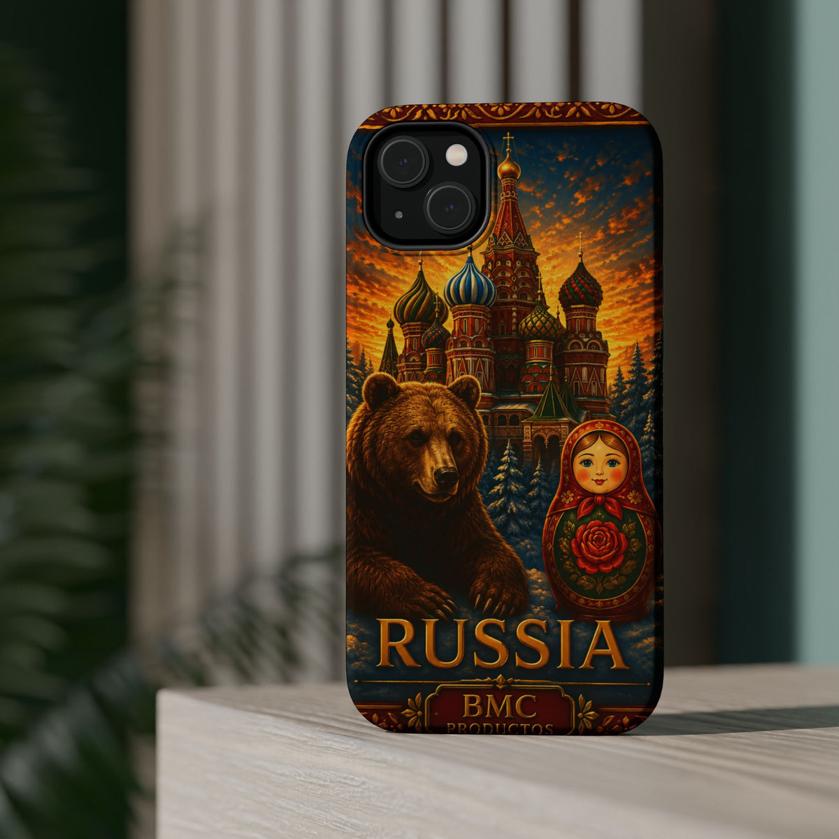 "Reinforced Magnetic Case Russia❄️ – Land of history, mystery, and grandeur"