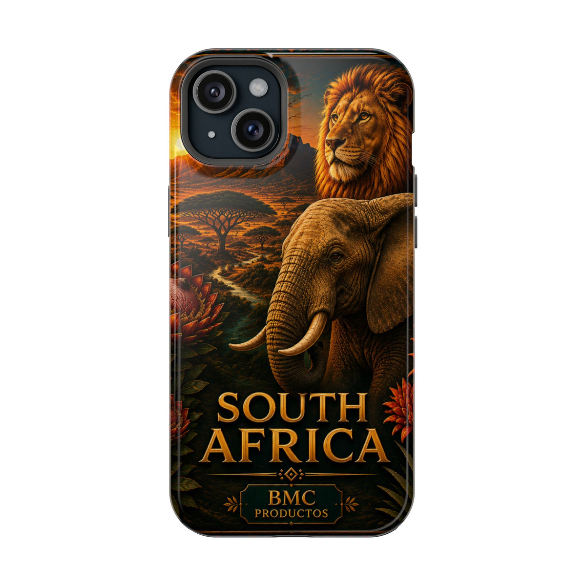 "Reinforced Magnetic Case South Africa 🌍 – A world of adventure and diversity"