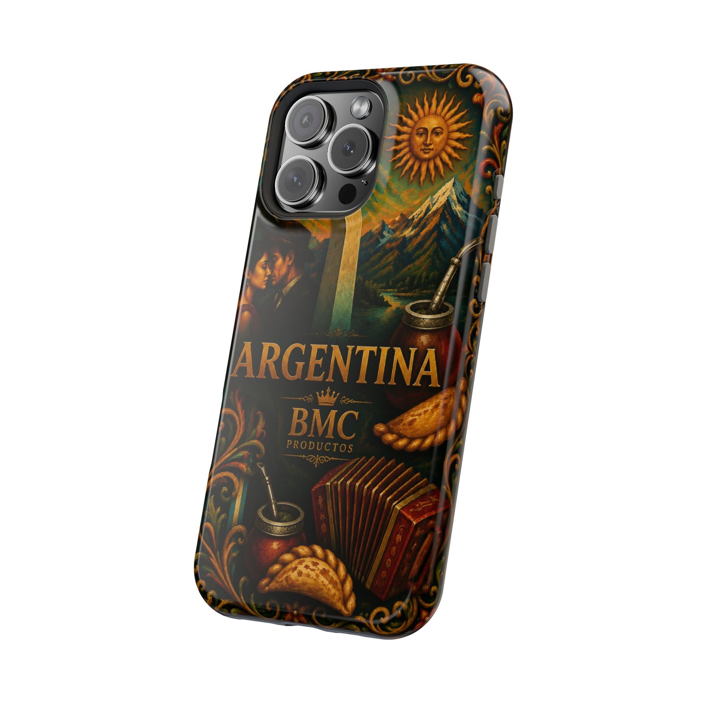 "Funda Magnética Reforzada Argentina: Pasión, Tradición y Tierra de Sueños🔥🏞️"