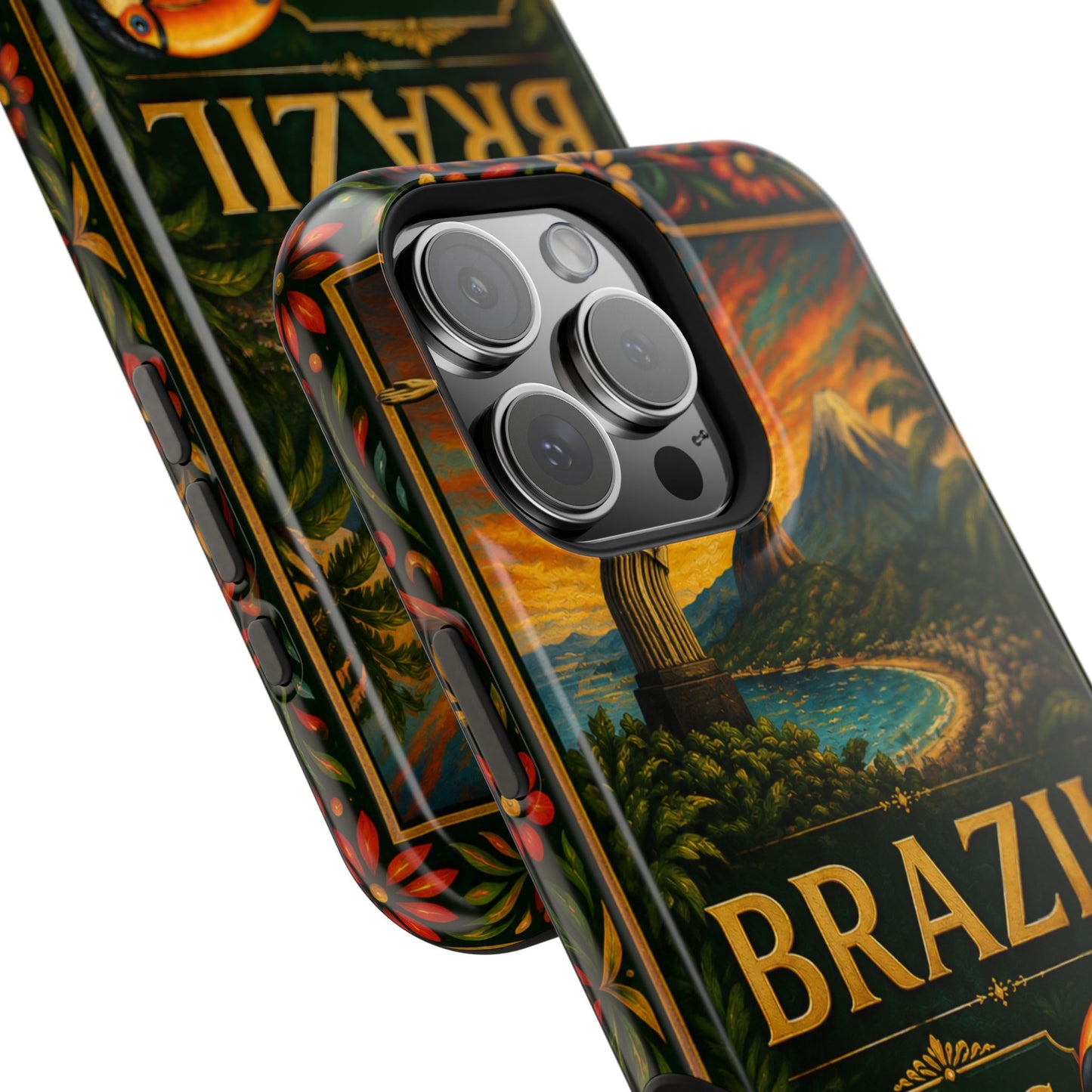 "Funda Magnética Reforzada Magnética Reforzada Brasil: Ritmo, Naturaleza y Alegría Infinita 🎶🌴🏖️"