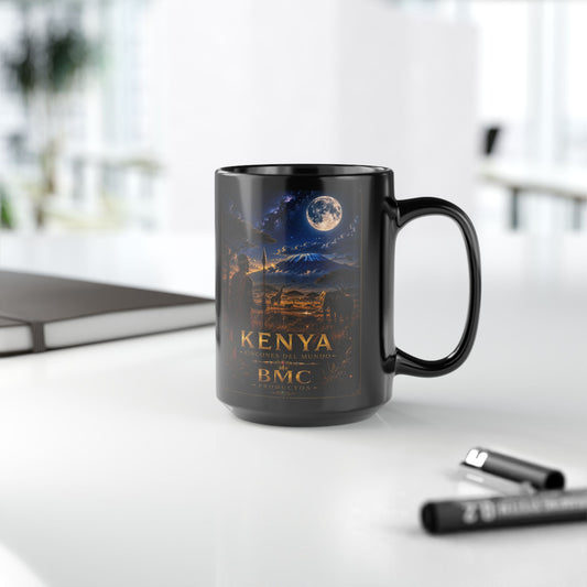 "Taza Kenia: Aventura Salvaje y Tierra de Horizontes Infinitos 🦁🌄🏕️"