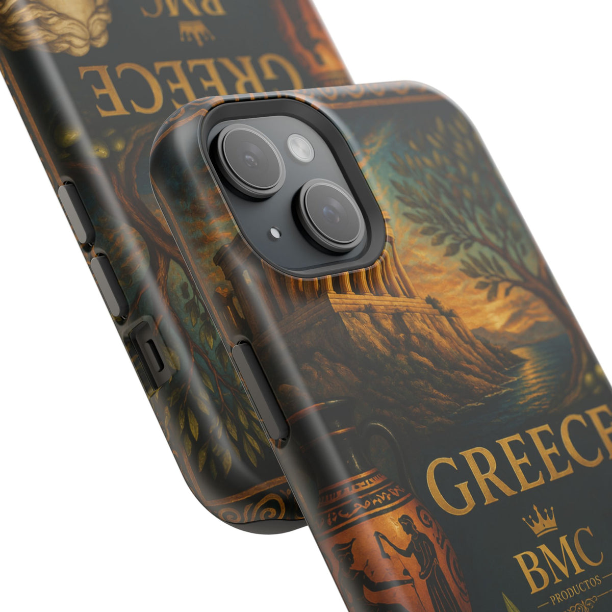 "Funda Magnética Reforzada Magnética Reforzada Grecia: Cuna de Dioses, Maravillas y Filosofía 🌊🏛️⚡"