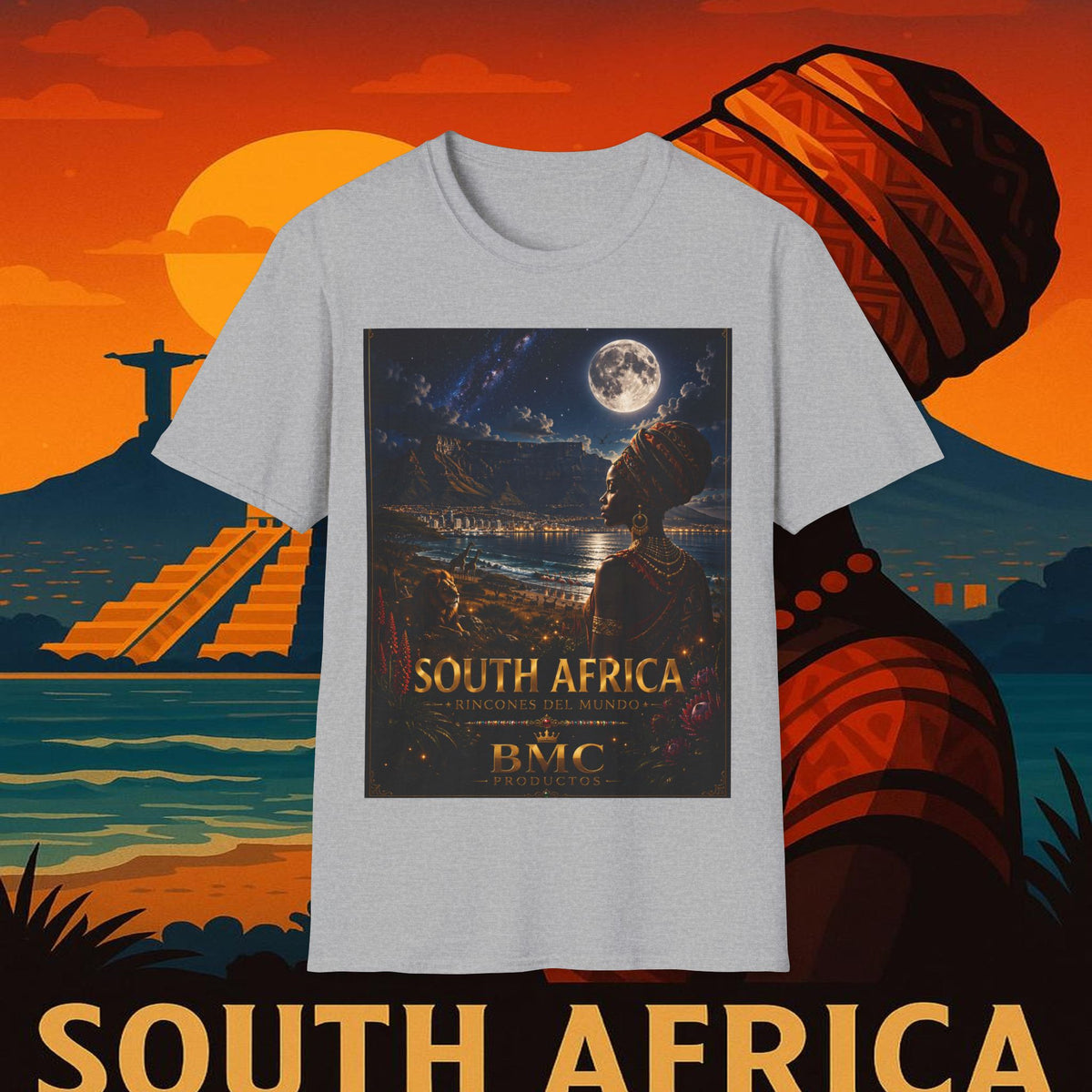 "Camiseta Sudáfrica 🌍 – Un mundo de aventuras y diversidad"