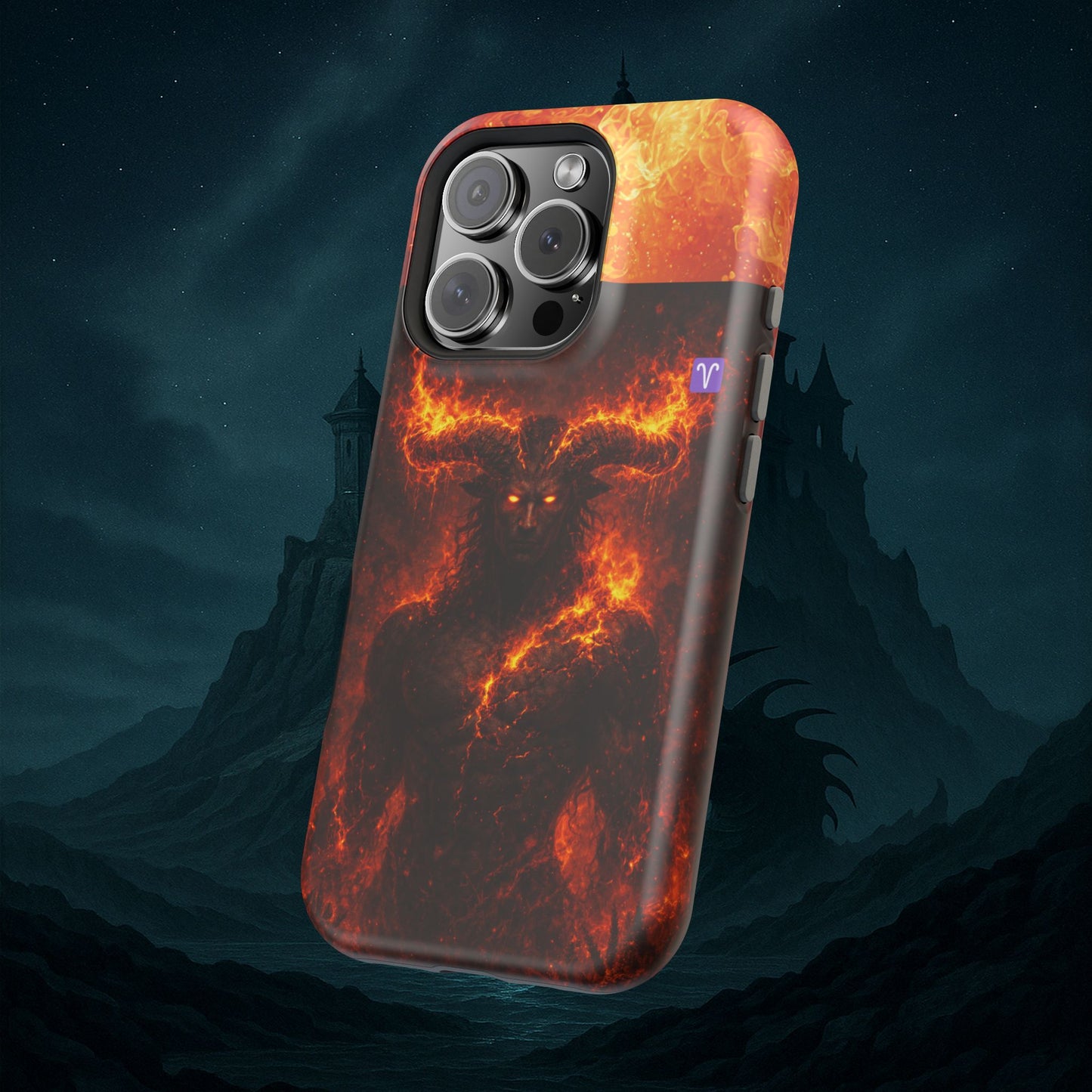 "Funda Magnética Reforzada ♈ Aries — Espíritu de fuego"