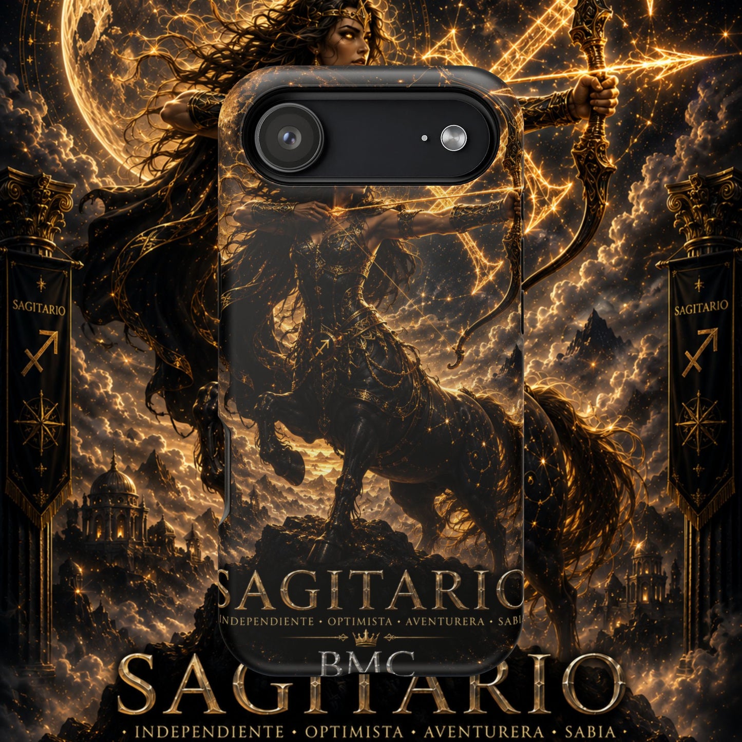 "Funda Magnética Reforzada Sagitario M– La Cazadora del Horizonte"