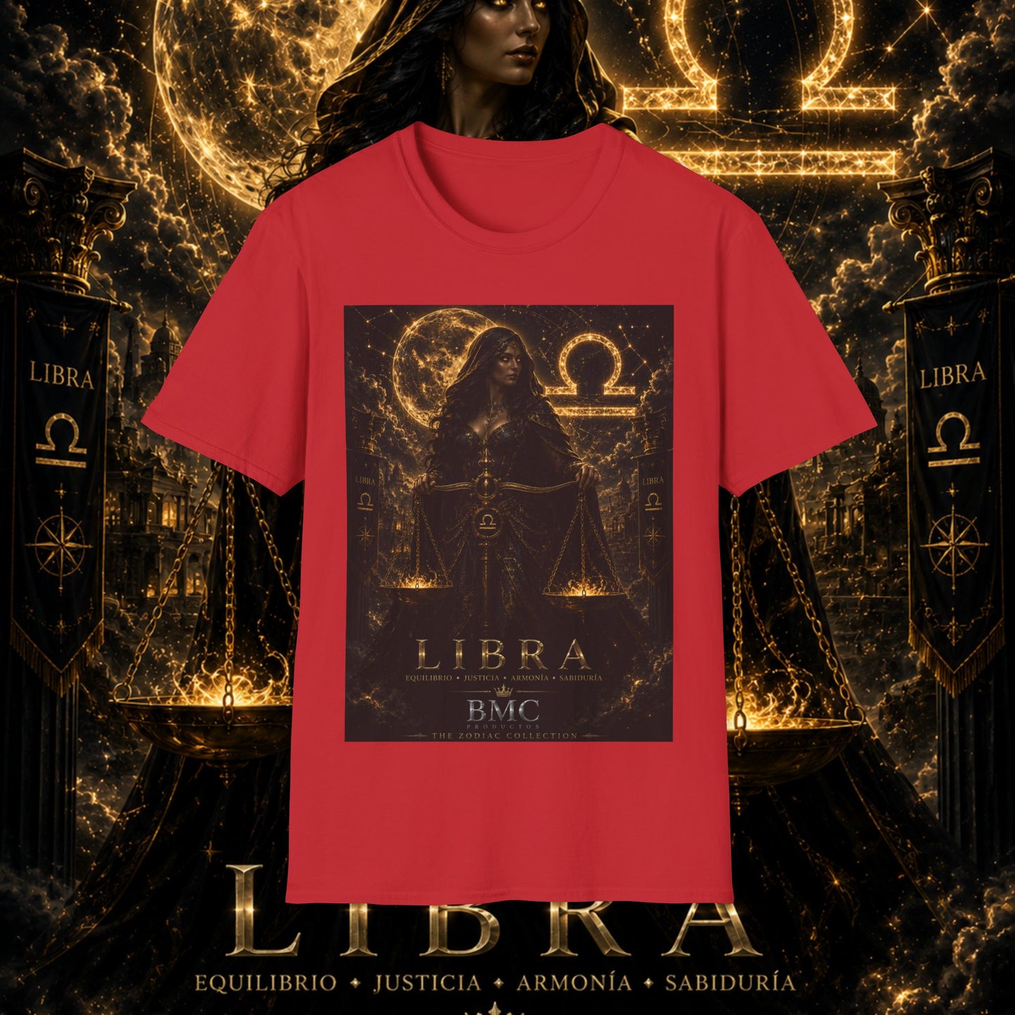 "Camiseta LIBRA – La Guardiana del Equilibrio"