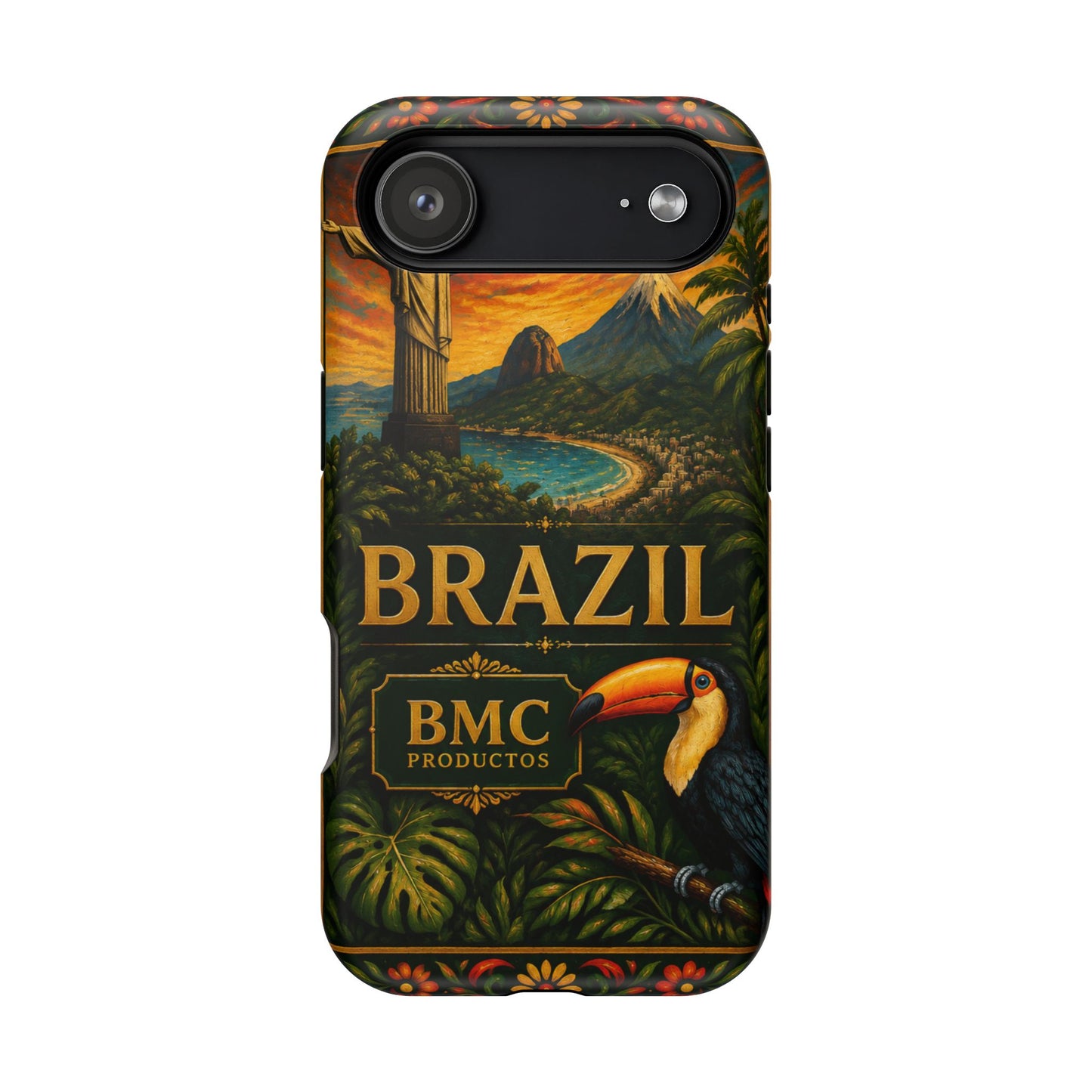 "Funda Magnética Reforzada Magnética Reforzada Brasil: Ritmo, Naturaleza y Alegría Infinita 🎶🌴🏖️"