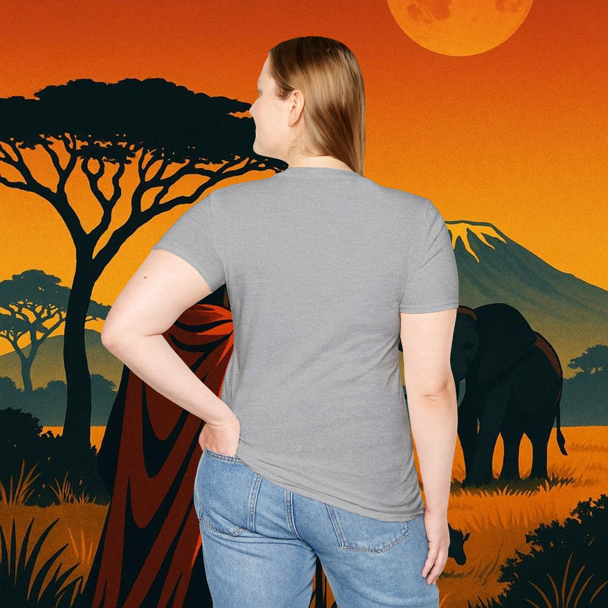 "Camiseta Kenia: Aventura Salvaje y Tierra de Horizontes Infinitos 🦁🌄🏕️"