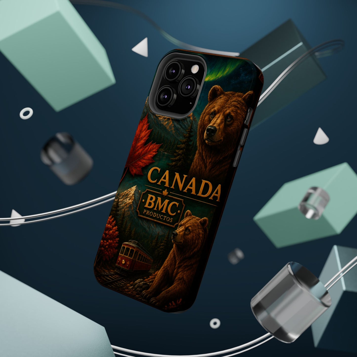 "Funda Magnética Reforzada Magnética Reforzada Canadá: Naturaleza Majestuosa y Espíritu Libre 🍁🏞️🦌"