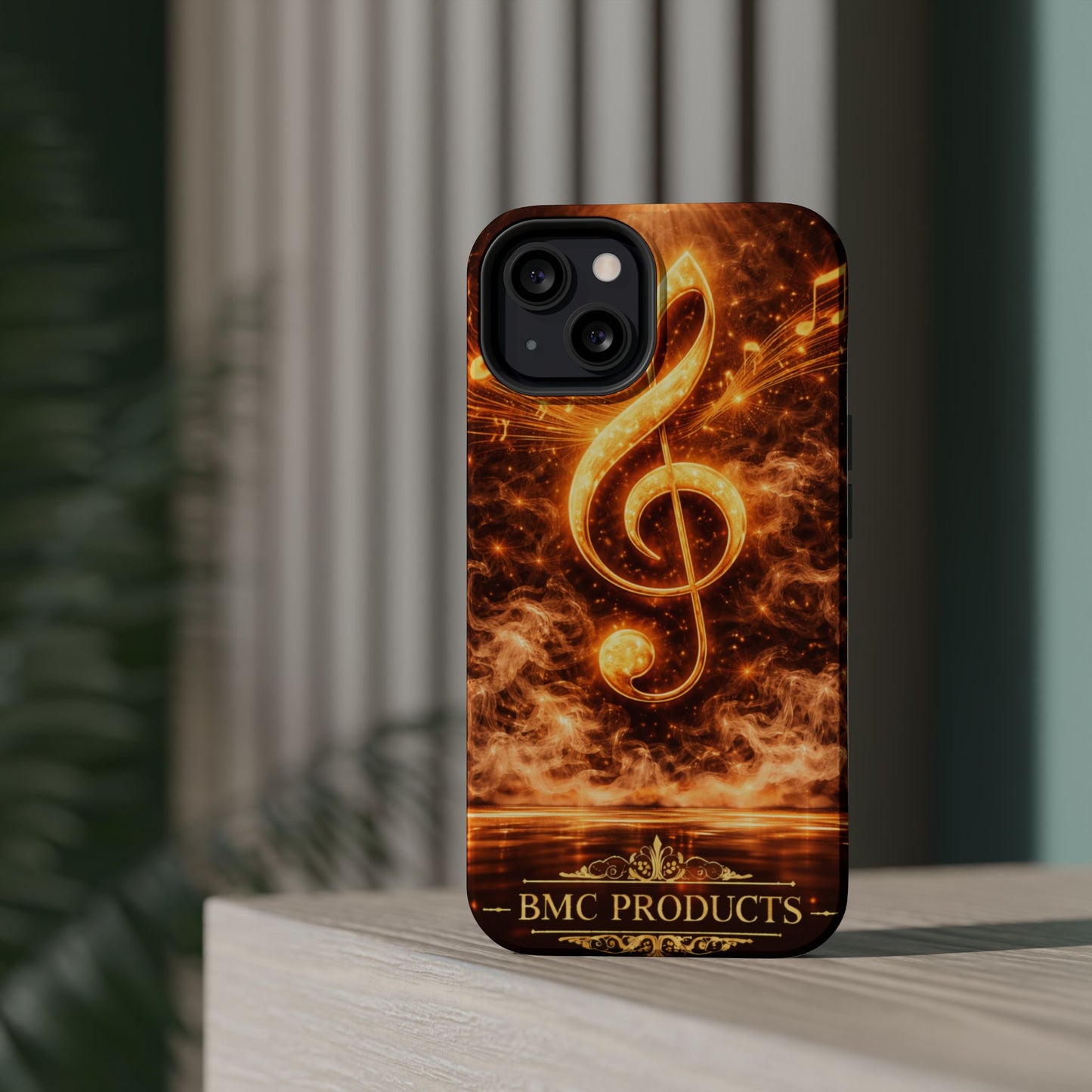 "Funda Magnética Reforzada Magnética Reforzada clave de sol 🎼🔥Donde nace una nota… nace una llama.” 🔥🎼
