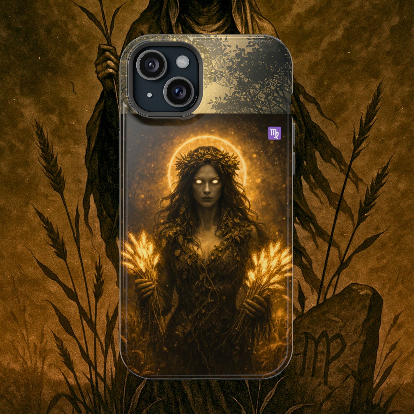 "Funda Magnética Reforzada ♍ Virgo-La Guardiana del Conocimiento"