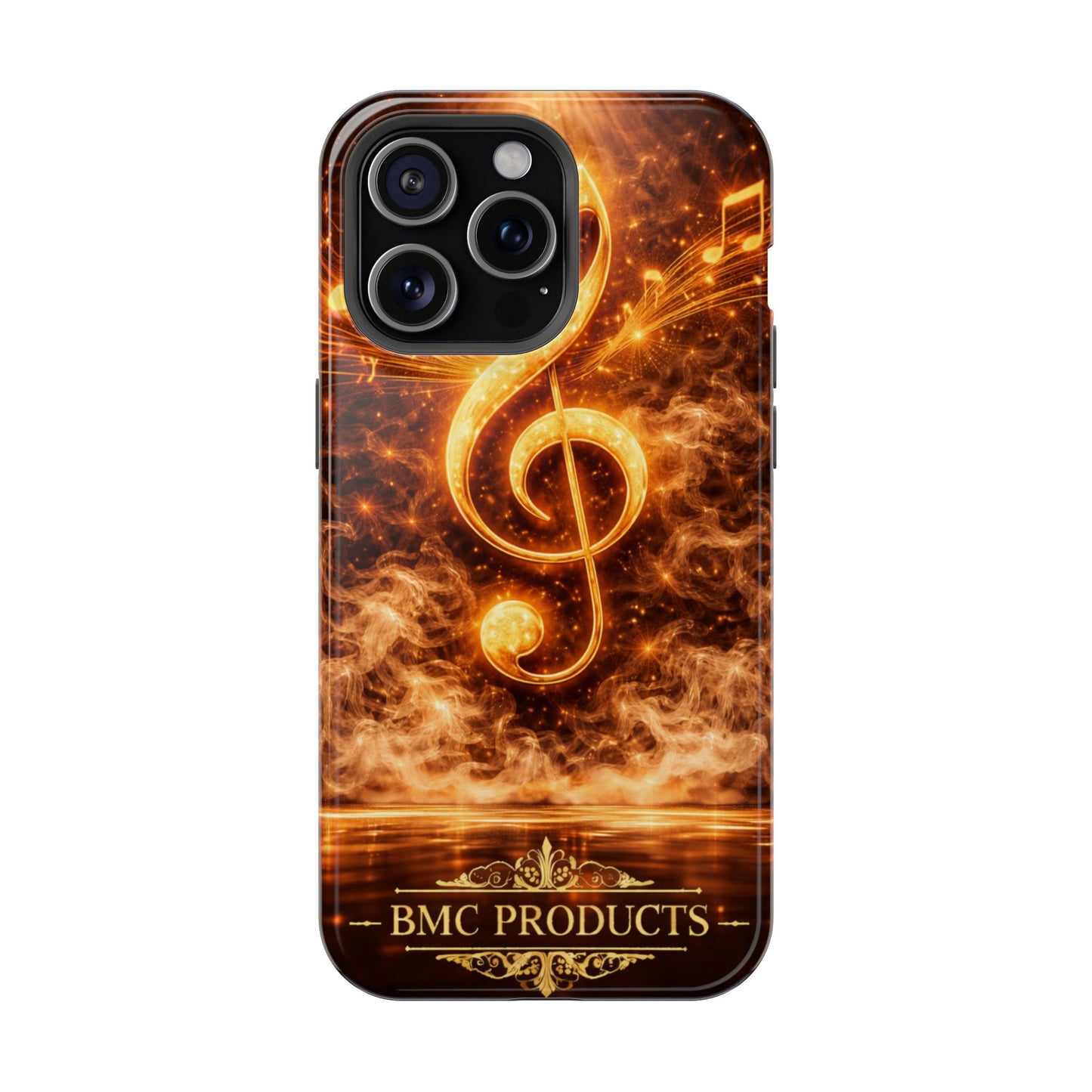 "Funda Magnética Reforzada Magnética Reforzada clave de sol 🎼🔥Donde nace una nota… nace una llama.” 🔥🎼