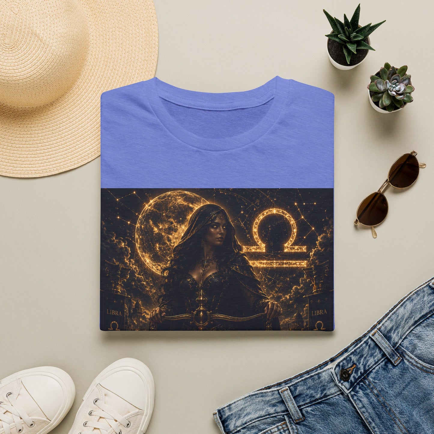 "Camiseta LIBRA – La Guardiana del Equilibrio"