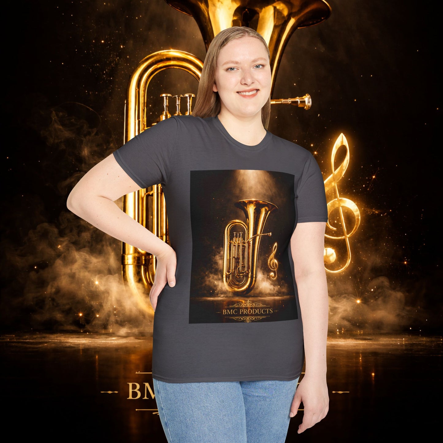 "Camiseta Tuba 🎺🔥 Cuando el alma suena, todo arde.”