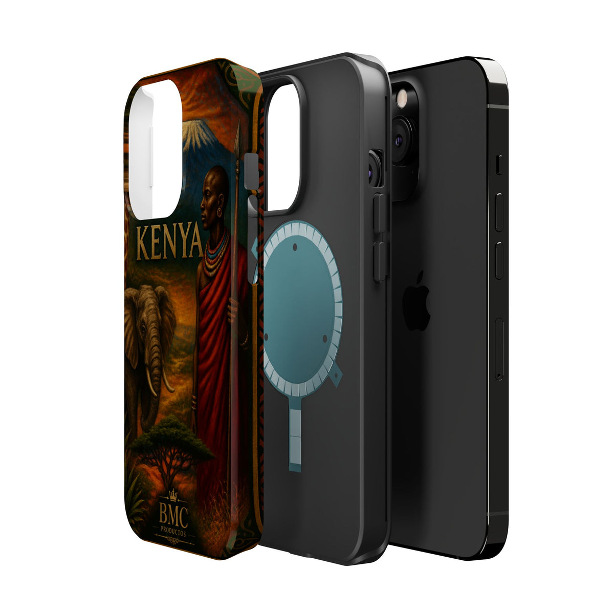 "Reinforced Magnetic Case Kenya: Wild Adventure and Land of Infinite Horizons 🦁🌄🏕️"