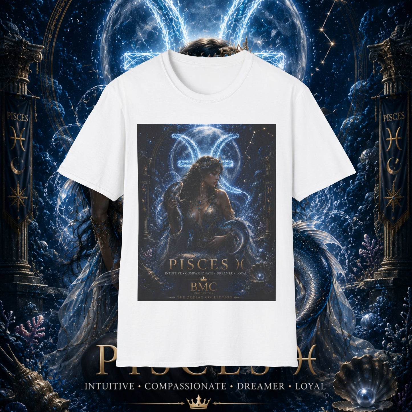 "Camiseta Piscis M — La Guardiana de las Profundidades"